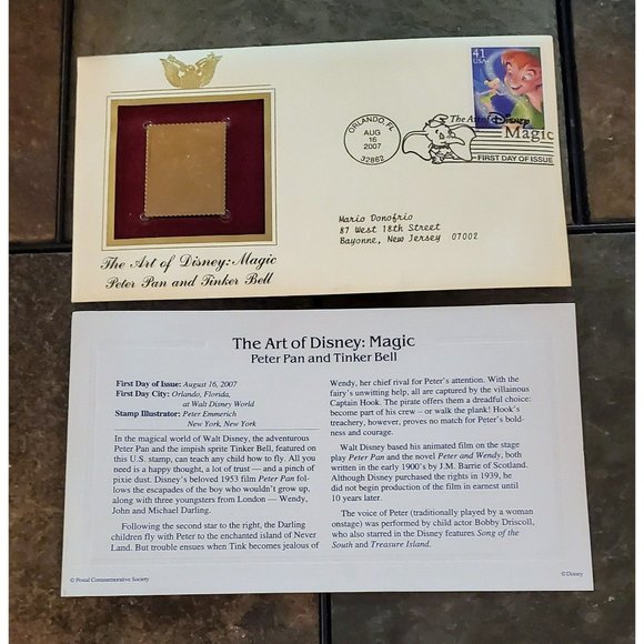 22 Karat Gold Plated 2007 First Day Issue Stamp Lot - Picture 3 of 7